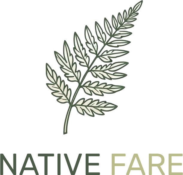 Native Fare logo with fern mark