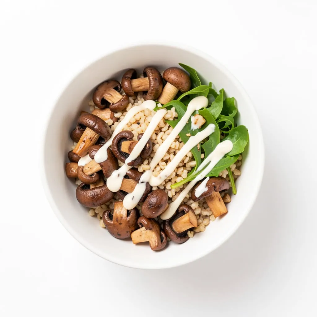 Wild Mushroom Grain Bowl at Native Fare