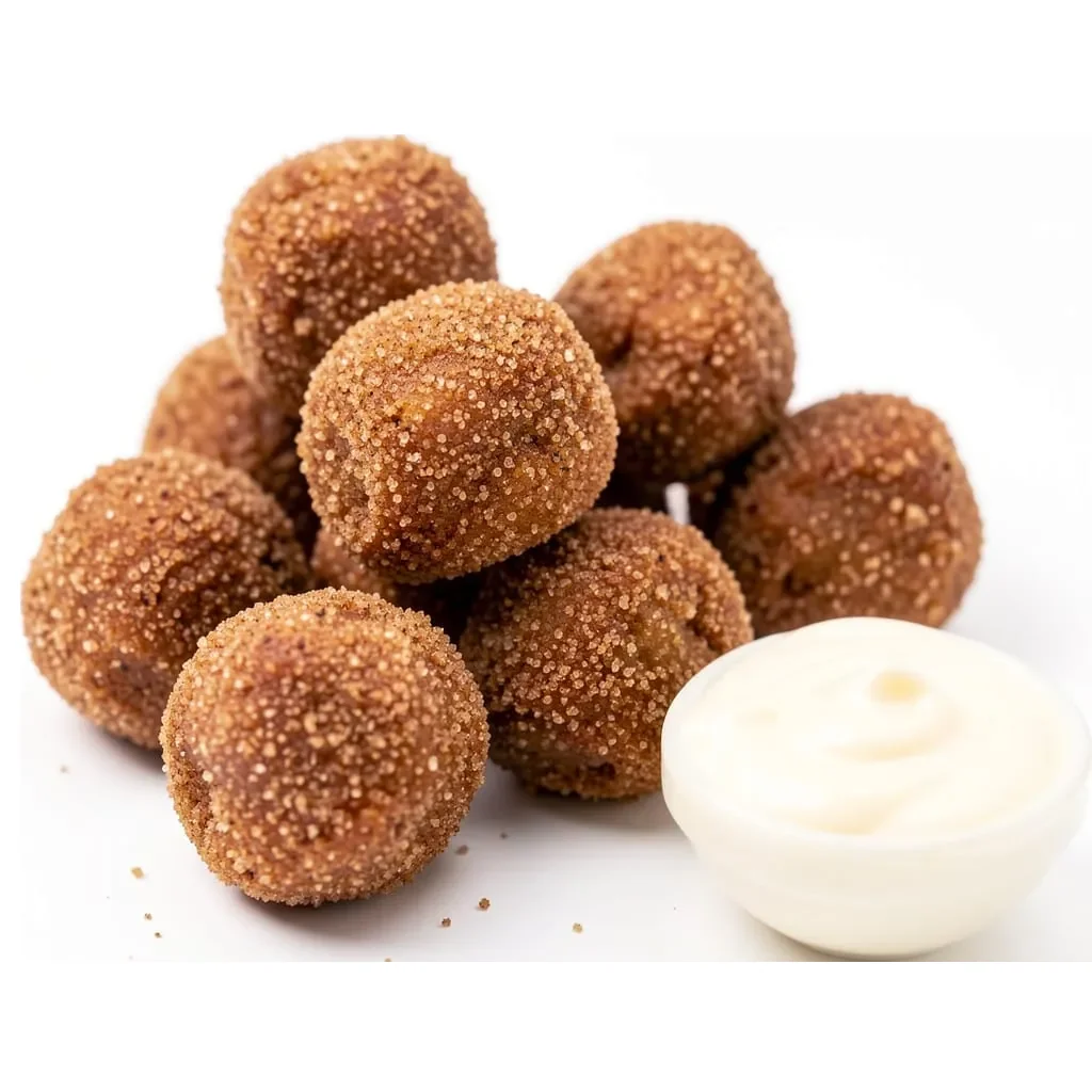 Cinnamon sugar bites with icing dip at The Rusty Roost
